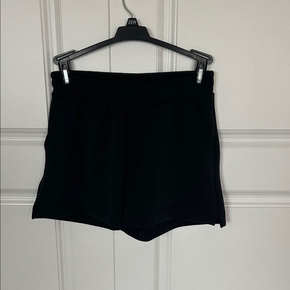 NWOT Black Women's Elastic-Waist Shorts